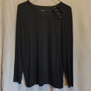 Torrid Black Super Soft O-Ring Tee